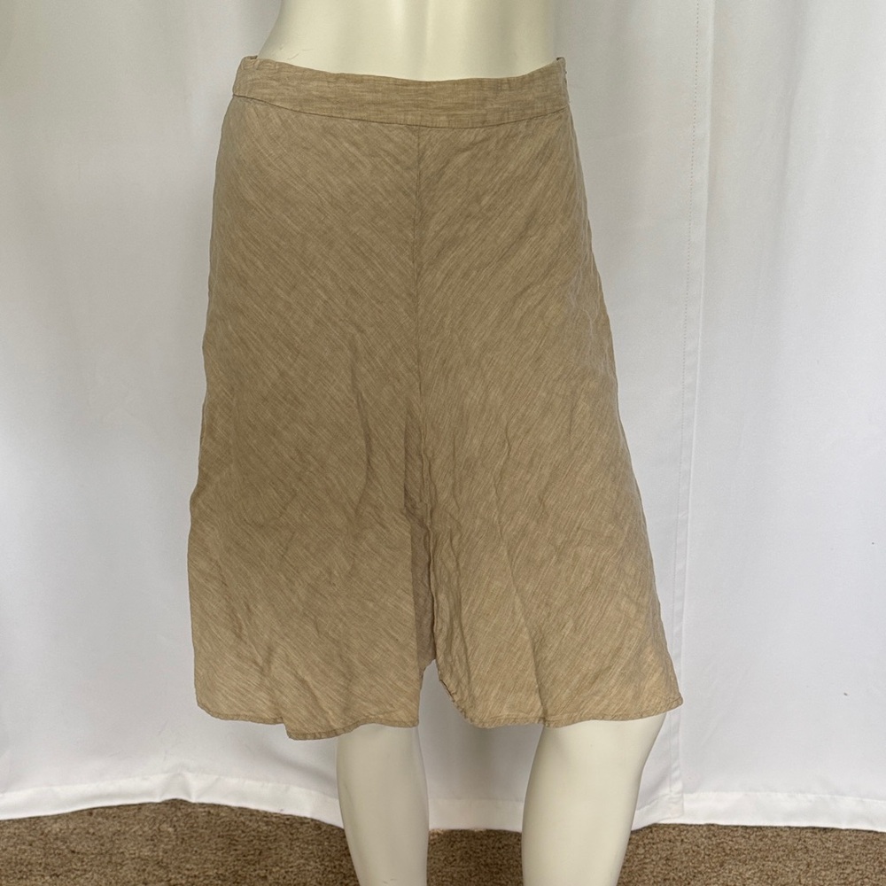 Banana Republic Beige Linen Skirt
